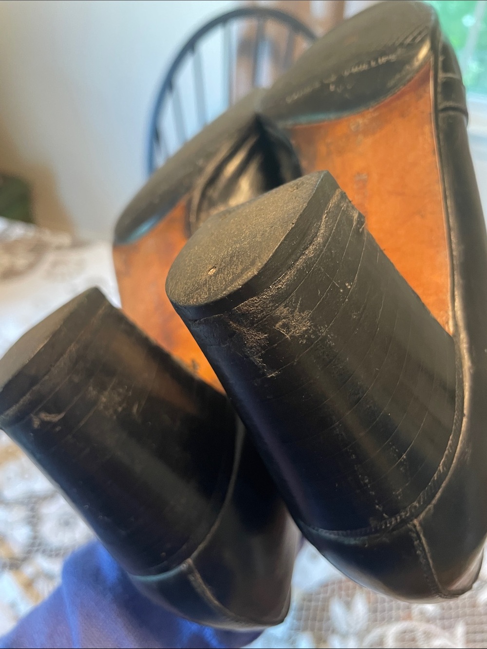 Gucci Black Leather Tassel Mid-Heel Loafers - Women's - Picture 6 of 12